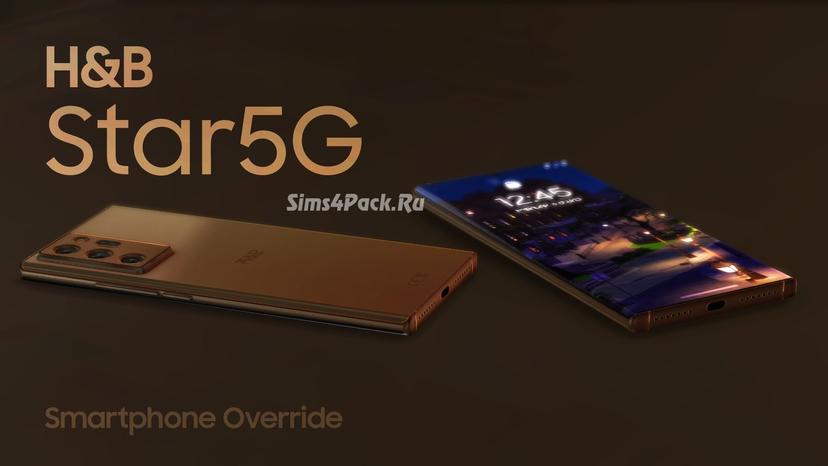Smartphone H&B Star5G for Sims 4. addon