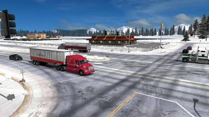 Una versión invernal extrema de las autopistas Dalton y Elliott addon