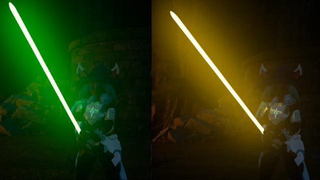 Lightsaber collection (sword exchange). addon