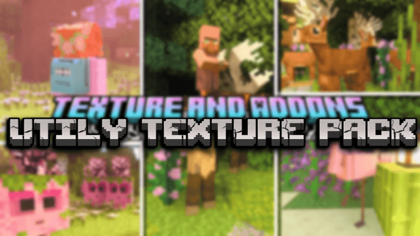 Utility Texture Pack (1.21, 1.20) – MCPE/Bedrock addon