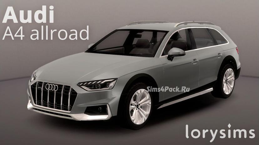 2020 Audi A4 Allroad Quattro, car for Sims 4. addon