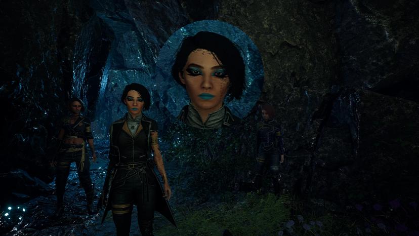 Luna with makeup addon