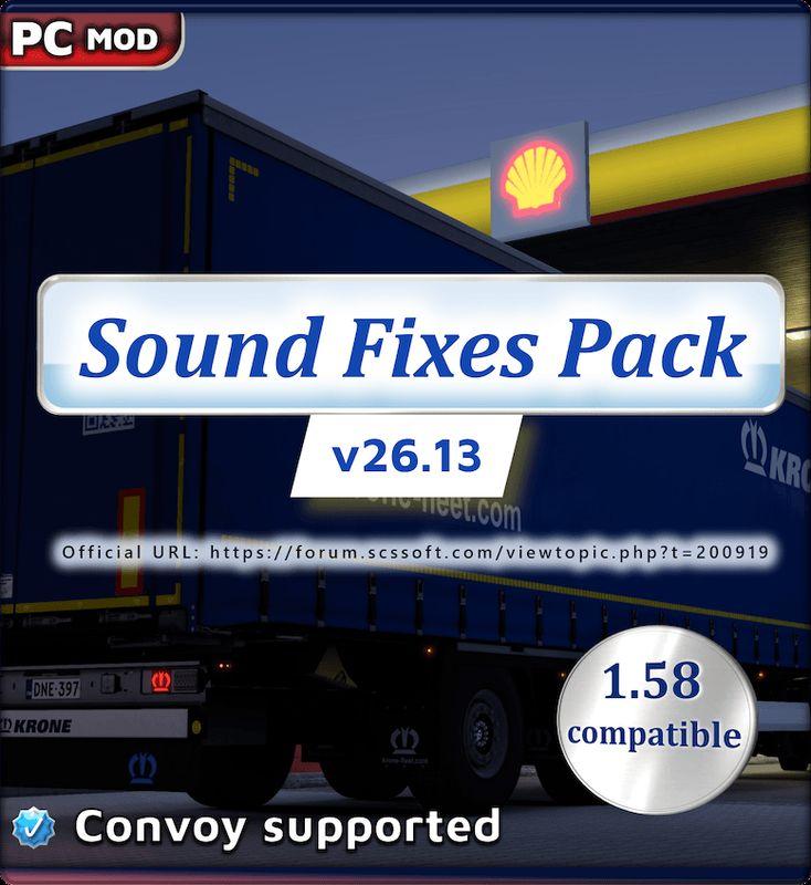 Sound Fixes Pack mod addon