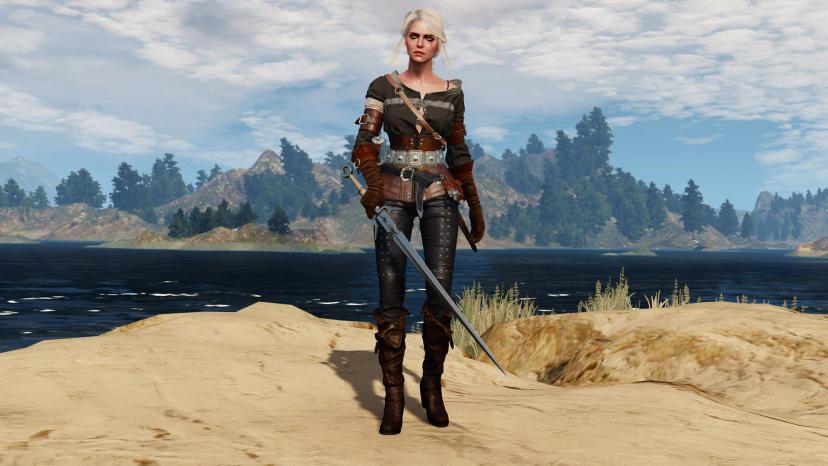 Recolored outfit for Ciri addon