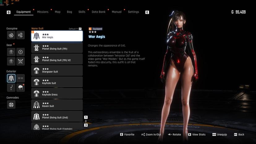 Traje "Égida de Guerra" - sin cubiertas addon