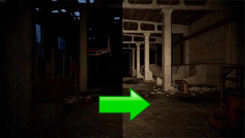 Powerful bright flashlight mod addon