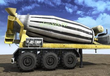 Semi-trailer "Concrete mixer" version 1.0 for Spintires: MudRunner (v22.03.19)/Mod addon