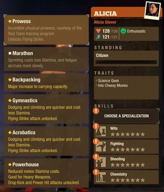 4 main specializations addon