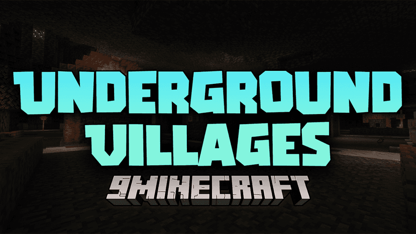 Underground Village Mod - подземный город. addon