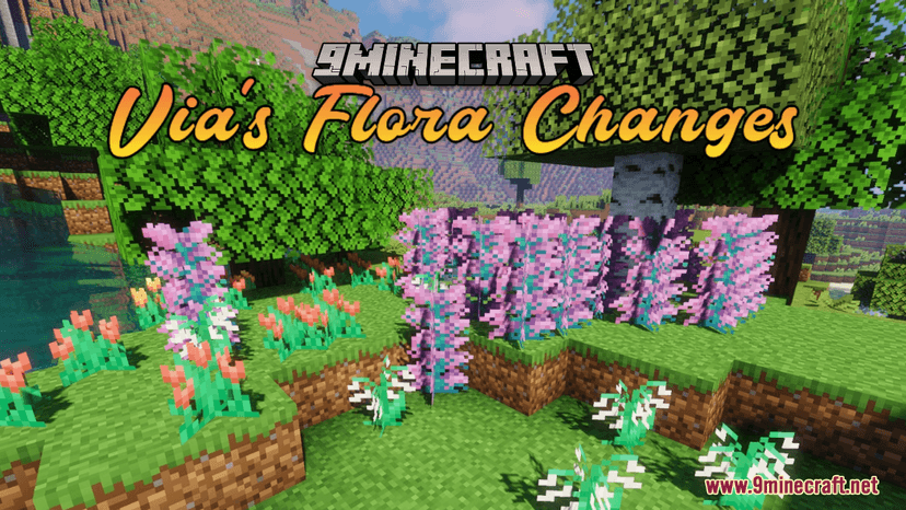Resource packs for flora modification (1.20.4, 1.19.2) - Texture packs addon