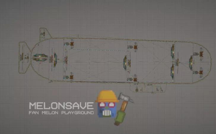Military Airship for Melon Playground addon