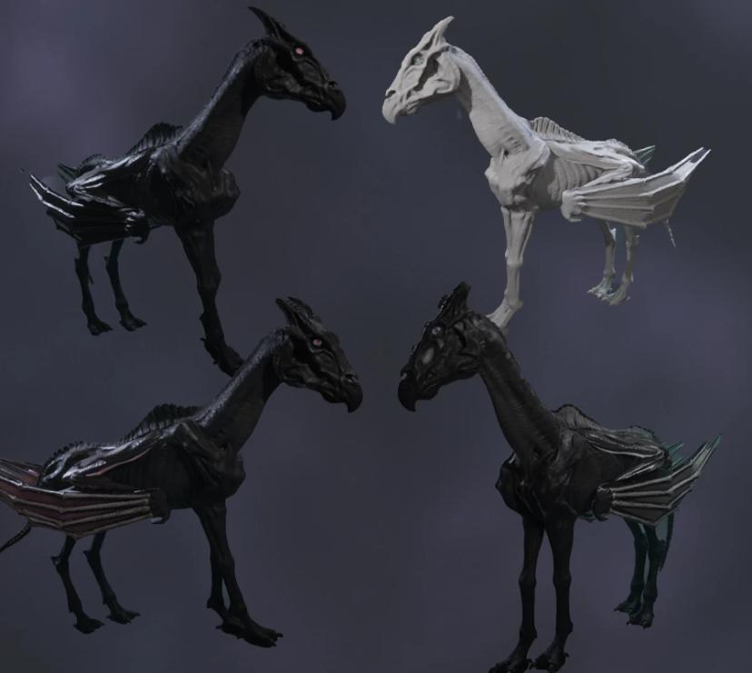 Retexture of Thestral addon