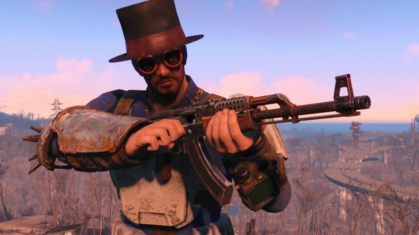 Right Handed Nukaworld AK Replacer addon