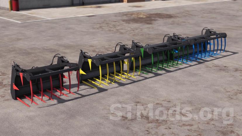 Siewmet Manure Grab Pack Mod addon