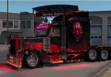 Мод Скин «Red Devil» для Peterbilt 389 Modified by viper2 addon