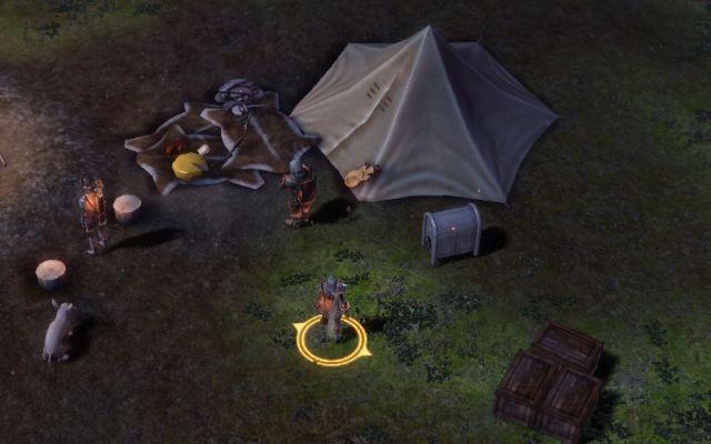Сундук для вещей в лагере addon