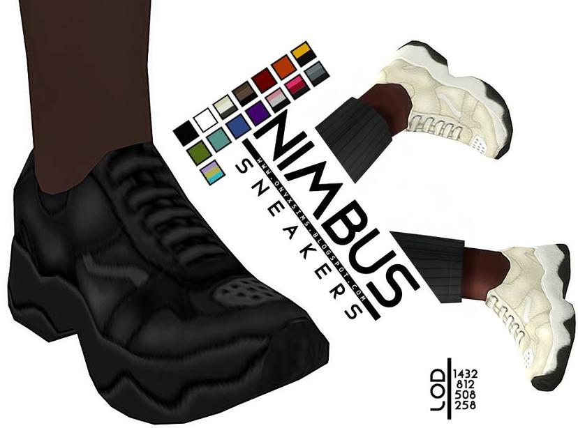 Кроссовки "NIMBUS LEATHER SNEAKERS" addon