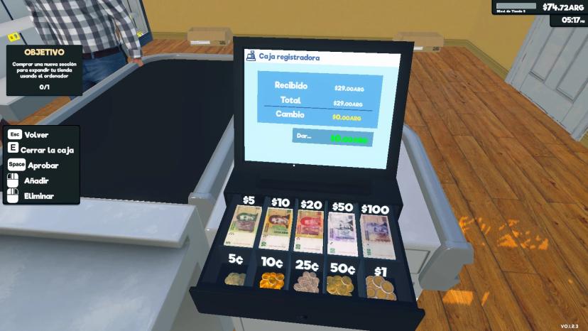 Argentine money addon