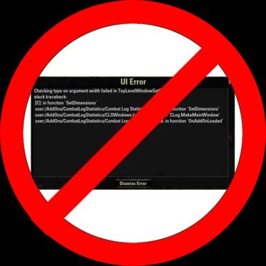 Нет сообщения об ошибке addon