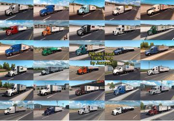 Painted Truck Traffic Pack версия 6.1.6 для American Truck Simulator (v1.51.x)/Мод addon