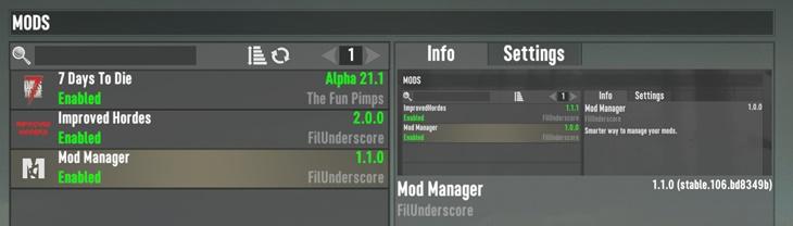 Mod Manager / Mod Manager A21 addon
