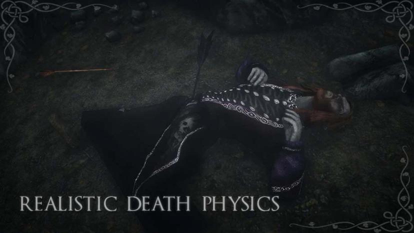 Realistic death physics - no animation addon