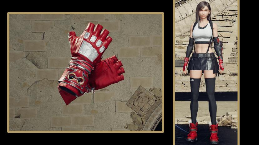 Tifa Red Leather Glove Mod addon