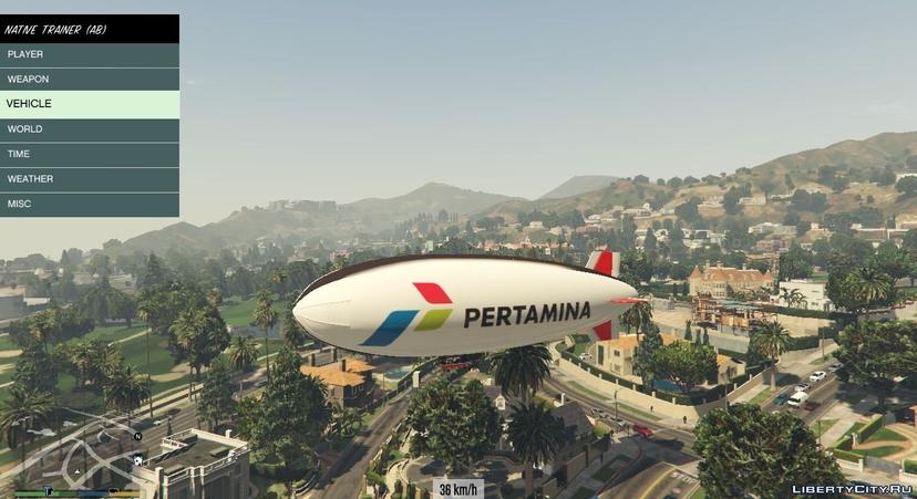 Indonesian airship Pertamina mod addon