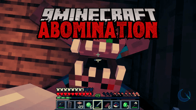 Abomination Mod (1.20.1) - погружение в кошмар Minecraft addon