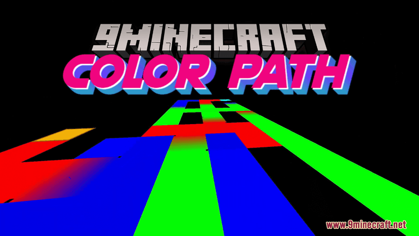 Colored path map (1.20.4, 1.19.4) - colorful puzzle addon