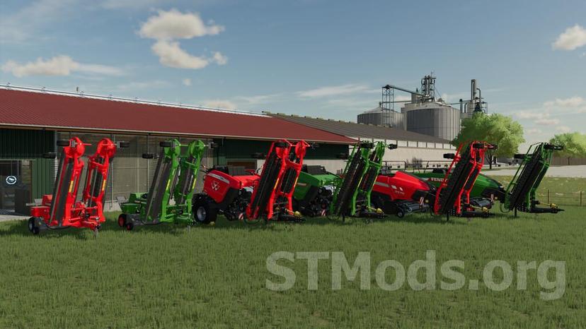 AGCO Baler Pack With Windrower Мод addon