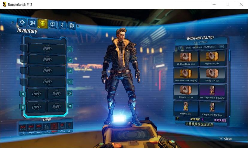 DLC Krieg Todos los cosméticos addon