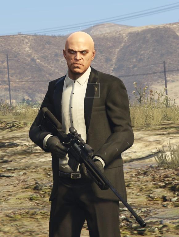 Agent 47 replacement for Trevor addon