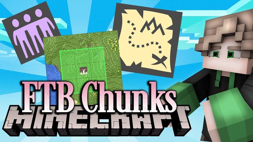 FTB Chunks Mod 1.20.1 - Block Claims and Block Protection addon