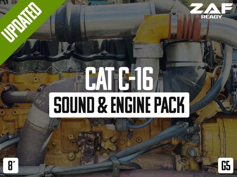 CAT C-16 Sound & Engine Pack G5  мод addon