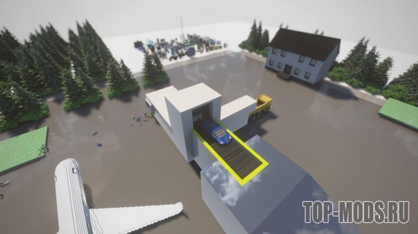 «Working Recycling And Waste Plant» мод addon