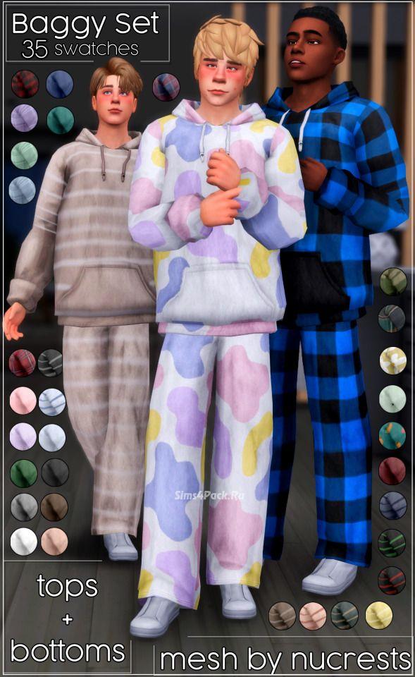 Loungewear Set for Sims addon