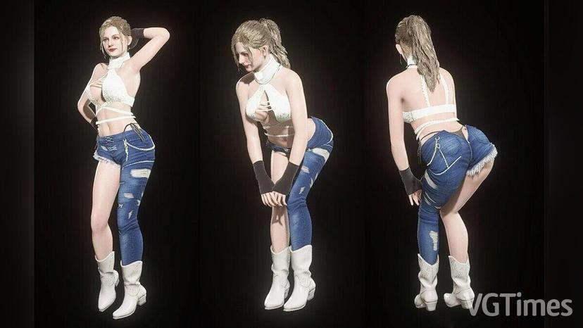 Zip back jeans for Ashley addon