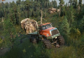 Мод Freightliner 114 Big Wheel addon