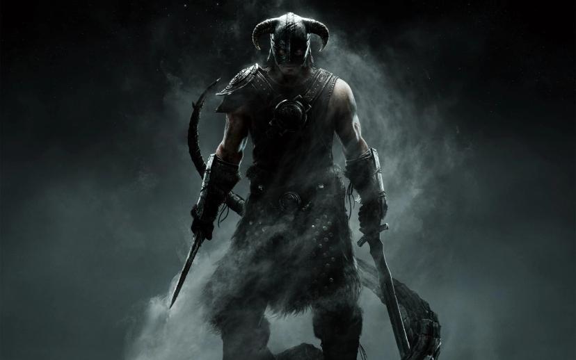 Skyrim wallpaper without logo addon