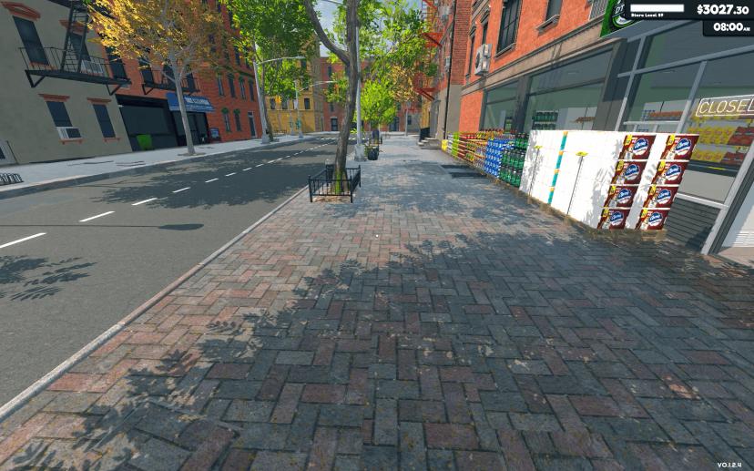 NEW STREETS AND SIDEWALKS - LESS GARBAGE - LESS CLEANING AND ROAD DAMAGE addon