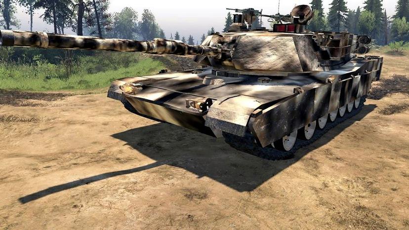 Танк «M1 Abrams в пустынной камуфляжной расцветке» Обновление 03.06.17 addon