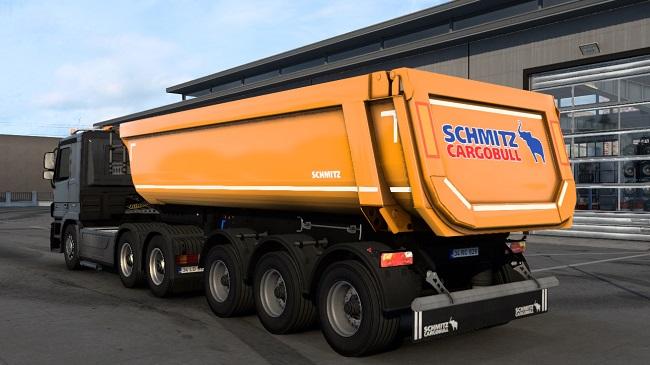 Прицеп Schmitz SKI18 & 24 Tipper Trailer v1.0 (1.49.x) addon