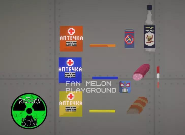 Paquete de artículos del juego STALKER para Melon Playground addon
