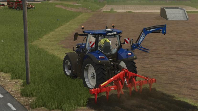 Kuhn DC401 Plough addon