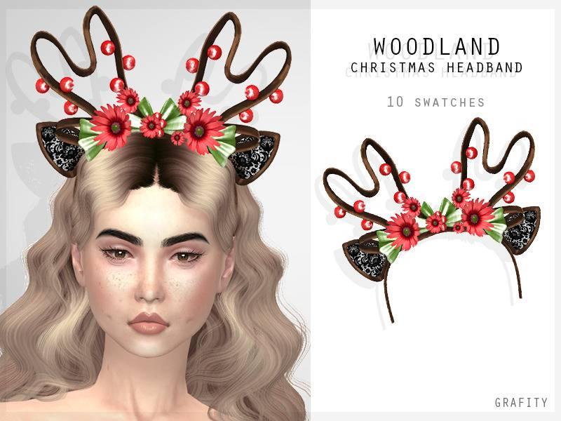 Headband "Woodland Christmas Headband" addon