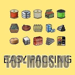 Мод «Easy Packing + Organized Storage» addon