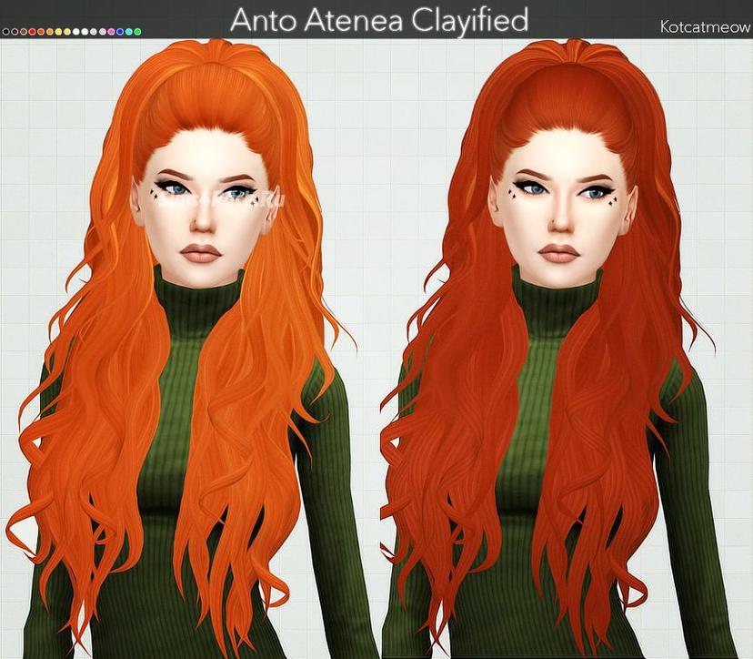 Hairstyle "Anto Athenea Hardened Hair" addon