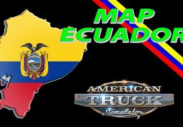 Map of Ecuador version 1.1 (v1.49.x) for American Truck Simulator addon
