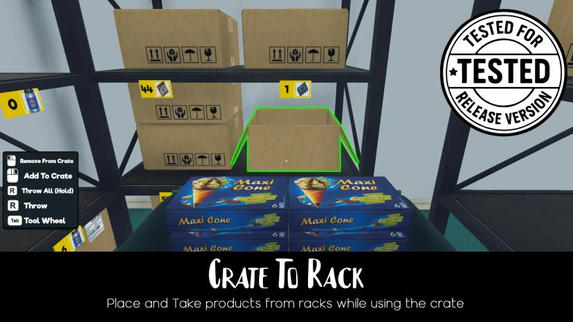 Box on the rack addon